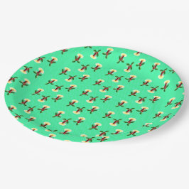 Bourgogne kaarsje met Xmas heilig Papieren Bordje