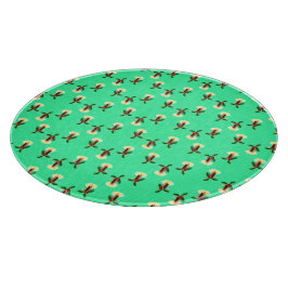 Bourgogne kaarsje met Xmas heilig Snijplank