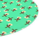 Bourgogne kaarsje met Xmas heilig Snijplank (Hoek)