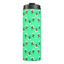 Bourgogne kaarsje met Xmas heilig Thermosbeker