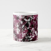 Bourgogne Marmer Abstract Extra Grote Beker (Voorkant)