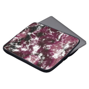 Bourgogne Marmer Abstract Laptop Sleeve