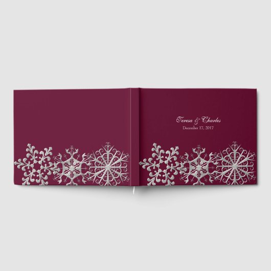 Bourgogne met Snowflakes Weddenschap Boek (Volledig)