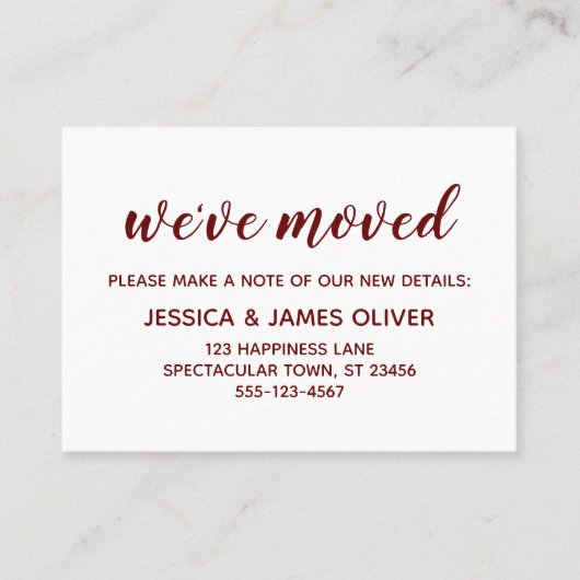 Bourgogne minimale sur la carte blanche "Nous avon (Devant)