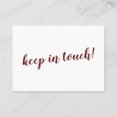 Bourgogne minimale sur la carte blanche "Nous avon (Dos)