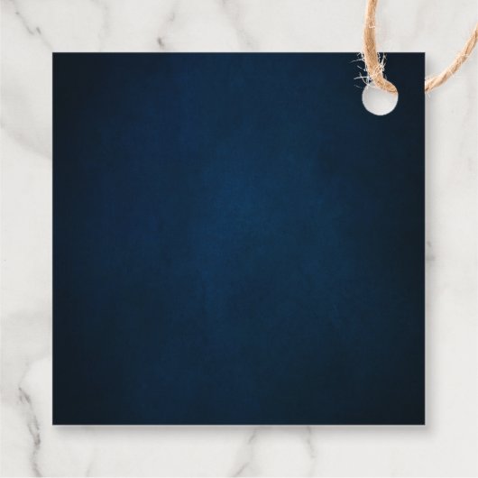 Bourgogne Navy Blush Goud Geometrisch Dank u Bedankjes Labels (Achterkant)