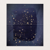 Bourgogne Navy Bruiloft Gast Zitplaatsen Kaart (Binnenkant ongevouwen)