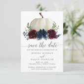 Bourgogne Navy Pumpkin sla de datum op Kaart (Staand voorkant)