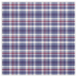 Bourgogne Navy Wit Preppy Madras Plaid SZ2#1 Stof