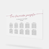 Bourgogne Nos gens préférés Plan de siège Frosted (Angle)