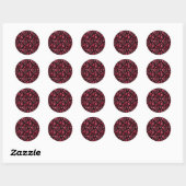Bourgogne Paisley Stickers (Vel)