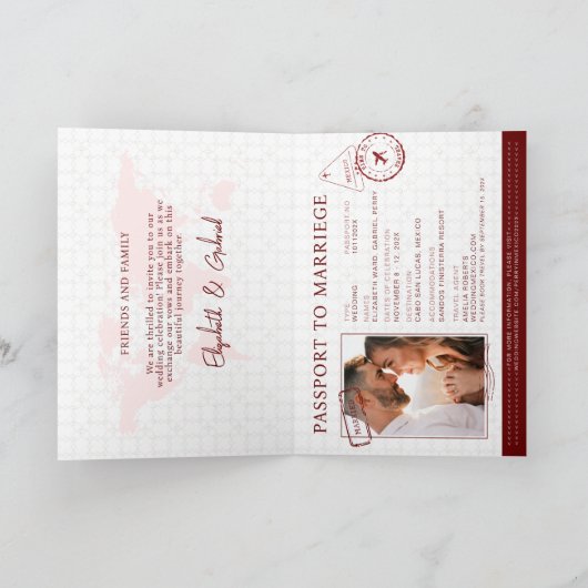 Bourgogne Paspoort Reizen Bestemming Bruiloft (Binnen)