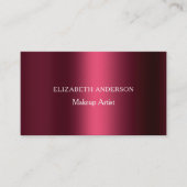 Bourgogne Qr code social media Facebook premium Visitekaartje (Voorkant)