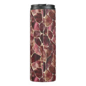 Bourgogne Rood Abstract Thermosbeker (Achterkant)