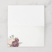 Bourgogne Roos Perzik Pioen Bloemen (Buitenkant ongevouwen)