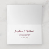 Bourgogne Roos Perzik Pioen Bloemen (Binnenkant ongevouwen)