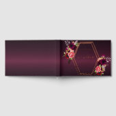 Bourgogne rose or géométrique fleurons rose mariag (Complet)