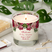 Bourgogne Rouge Russe Mariage campagnard Rose Bien