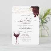 Bourgogne Rozen, wijnglas Kaart (Staand voorkant)