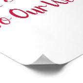 Bourgogne Rustique Rose Mariage campagnard Affiche (Coin)