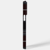 Bourgogne Scholar Plaid Case-Mate iPhone Case (Achterkant / Rechts)