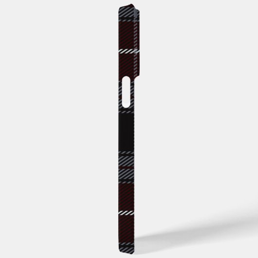 Bourgogne Scholar Plaid Case-Mate iPhone Case (Achterkant / Rechts)