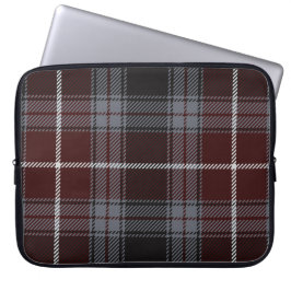 Bourgogne Scholar Plaid Laptop Sleeve