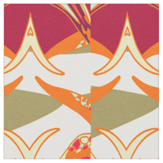 Bourgogne sierbloemen stof