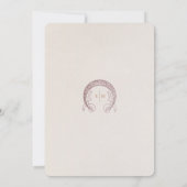 Bourgogne Tafelnummer  Art Nouveau Bruiloft (Achterkant)