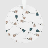 Bourgogne, Turquoise, Beige Mariage Rose Cadeau de (dos)