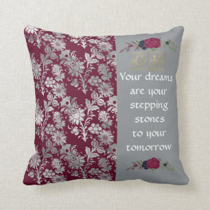 Bourgogne "Uw dromen" Pillow omkeerbaar Kussen