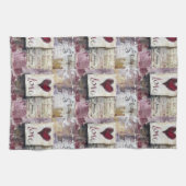 Bourgogne Valentijnse Serie Design 2 Theedoek (Horizontaal)