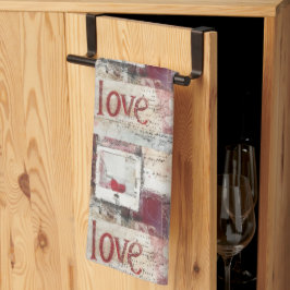 Bourgogne Valentijnse Serie Design 4 Theedoek