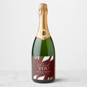 Bourgogne verlaat champagne trouwstickers sparkling wijnetiket