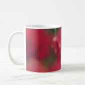 Bourgogne, vert, fuchsia, rouge, tasse d'art abstr (Gauche)