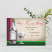 Bourgogne & Vert - Invitations De Dégustation De V (Debout devant)