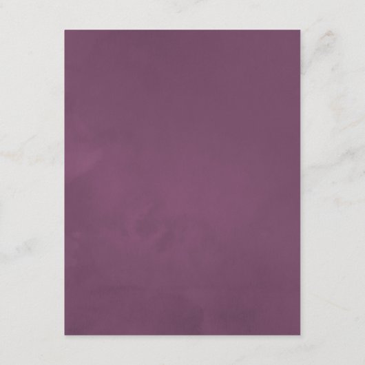 Bourgogne Wijn Boho Floral Bruiloft Gast Details Informatiekaartje (Achterkant)