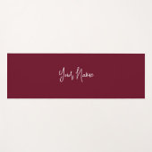 Bourgogne Wijn Rood Minimalistisch Script Naam Sti Yogamat