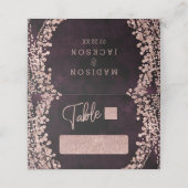 Bourgogne Wijn & Roos Gouden Zittafel Nummer (Buitenkant ongevouwen)