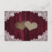 Bourgogne Zonnebloem Bruiloft Hotel Accommodatie Informatiekaartje (Achterkant)