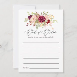 Bourgondi en Blush Boho Baby Shower Moeder Advies