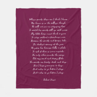 Bourgondië Aangepaste Gedicht Song Tekst Quote Fleece Deken