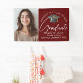 Bourgondië Afstuderen Foto 2025 Afstudeerfeest Spandoek (Insitu)