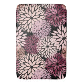 Bourgondië Blush roze bloemen Badmat (Voorkant Verticaal)