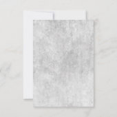 Bourgondië, Blush Roze en Witte Rozen Bruiloft RSV RSVP Kaartje (Achterkant)