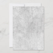 Bourgondië, Blush, Witte Rozen Verlovingsfeest Kaart (Achterkant)