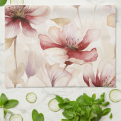 Bourgondië Crème Lavendel Bloemrijke Bruiloftsborr Theedoek (Gevouwen)