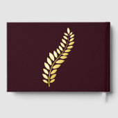 Bourgondië en goud juichen tot 59 jaar gastenboek (Achterkant)