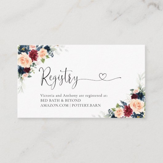 Bourgondië en Navy Registry Enclosure Kaart (Voorkant)