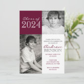 Bourgondië en Wit 2 Foto Afstuderen Kaart (Staand voorkant)